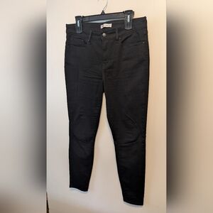 Signature by Levi Strauss Women's Mid Rise Skinny Jeans - Black